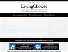 Tablet Screenshot of carolinalivingchoices.com